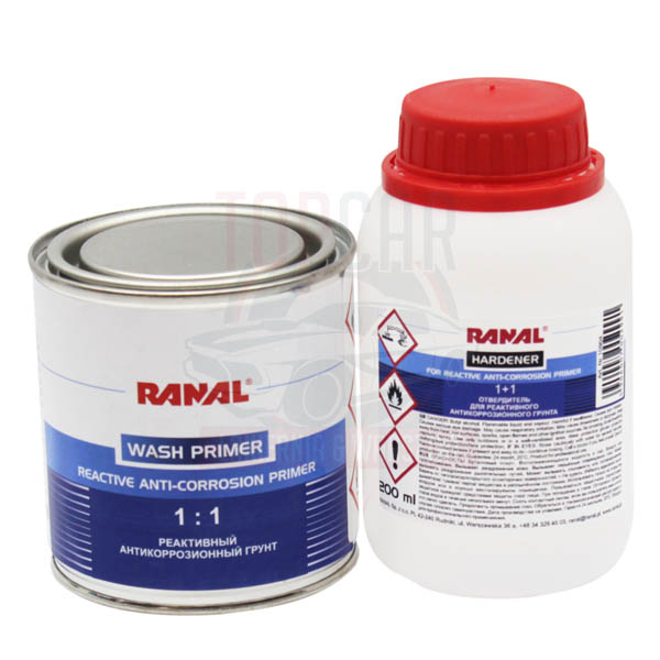 WASH PRIMER REACTIVE FILLER HARDENER 1 + 1 купить в украине недорого