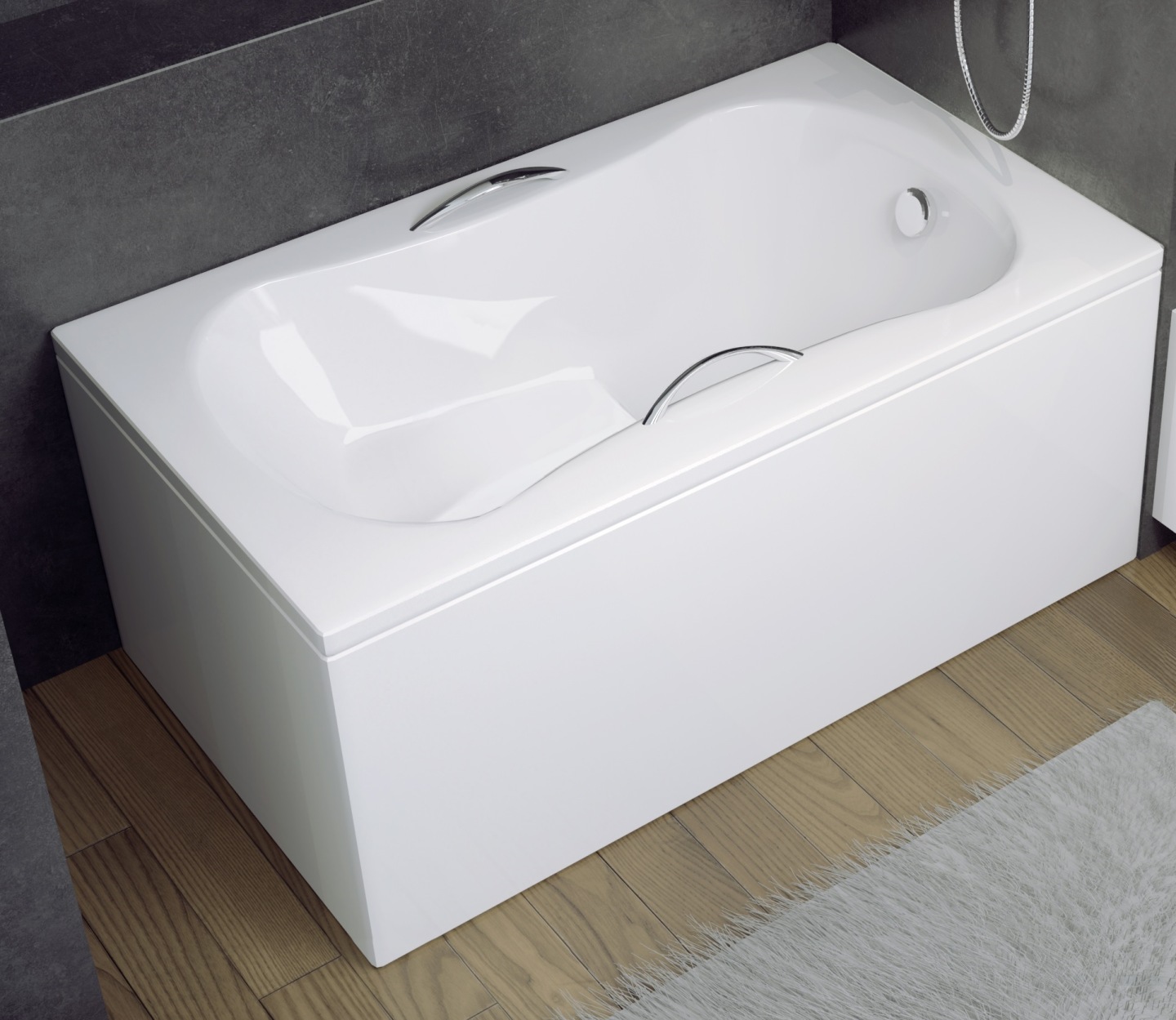 Ванна libra 120x70 установка