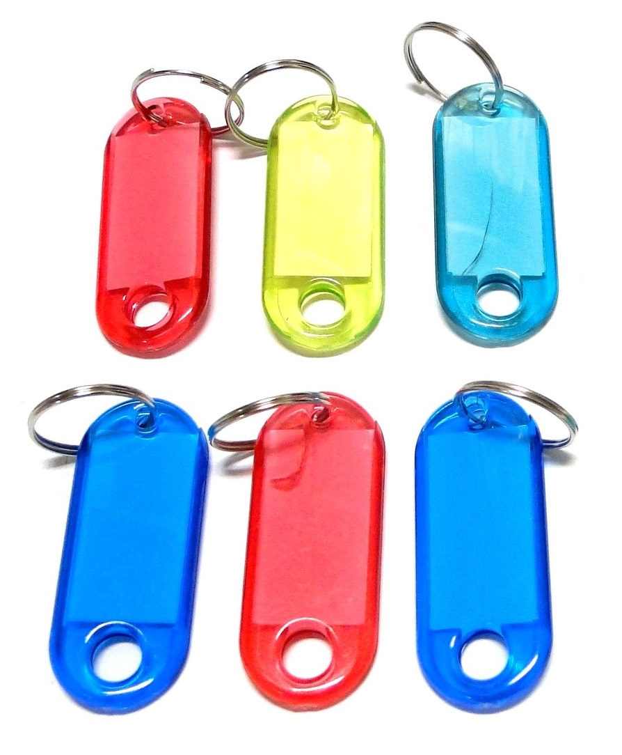 BRELOK BRELOCZEK DO KLUCZY IDENTYFIKATOR 50 szt ADGO