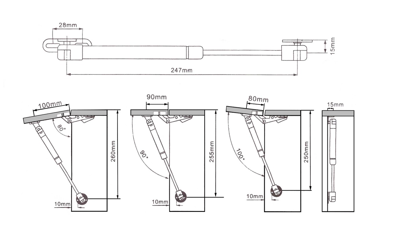 Лифт газовый m102/060