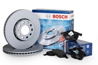 2× Bosch 0 986 478 618 Brzdový kotúč + Bosch 0 986 424 598 Sada brzdových doštičiek, kotúčové brzdy