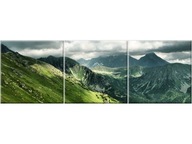 Tatry Góry Krajobraz Pejzaż 150x50 Obraz TRYPTYK