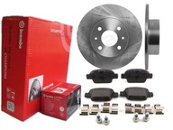 Тормозные диски, диск+тормозные колодки, колодки brembo задний alfa romeo mito - фото