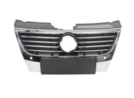 Решетка, решетки решетка vw passat b6 2005-2010 хром, хромом с дыры на парктроники - фото