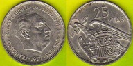 Hiszpania 25 Pesetas 1957 r. (68)