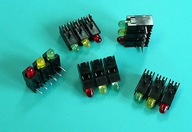[STcs] LEDx3 moduł LED RGY 3mm dyfuzyjne _x4szt