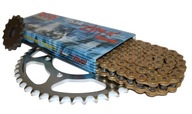 Набор naped-owy honda cbr 1100 xx blackbird zebatki+цепь zvmx gold