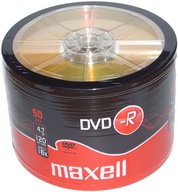 Płyty Maxell DVD-R szt.50 + koperty Promocja
