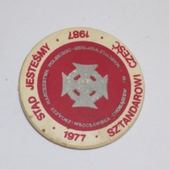 odznaka ZHP Cześć Sztandarowi 1977-87
