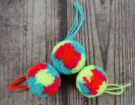 Pompon 6 cm Farebná guľa 100 % Akrylová vlna Farby