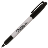 Permanent marker SHARPIE Fine fekete kerek