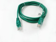 kabel sieciowy patch cord RJ45 UTP 1,0m ZIELONY