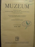 MUZEUM CZASOPISMO ROCZNIK XLIII LWÓW 1928
