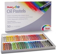 PENTEL Farebné Pastelky Olejové 50 farieb PHN50