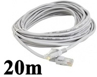 Sieťový internetový kábel LAN RJ45 CAT5E UTP 20m