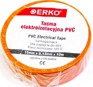 Izolačná páska 15mm 10m orange 1ks malá ERKO