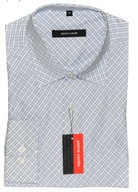 Elegancka męska koszula M 40 w kratę Pierre Cardin