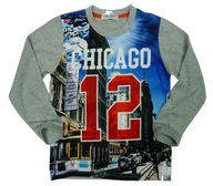 3D blúzka CHICAGO 4 cca 98/104 cm GREY