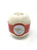 Háčkovacia Priadza ANCHOR FRECCIA 12 50g/285m col.6650 ecru