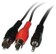 SSH2 Kabel audio stereo jack M - 2 x chinch M 1,5m