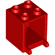 LEGO 4345 4261628 skrzynia pojemnik box czerwony