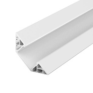 LED profil uhlový TECH-LIGHT biely P7-1 ALU 1m