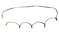 Kabel rozdzielacz zasilacz na 5 wentylatorów 3 pin