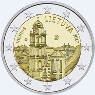 2 eurá Litva Vilnius 2017