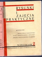 Rysunki i zajęcia praktyczne Rok I 1933-34 nr 1-9