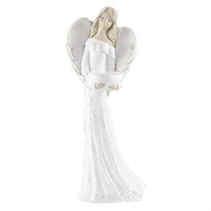 Sadrová soška Anjel GABRIELA S TEALIGHT Výnimočná ozdoba, Ideálny darček