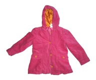 Ružový kabát s kapucňou 5-6 roky Gymboree 110+
