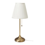 STOLOVÁ LAMPA NOČNÁ LAMPA Ikea Arstid biela, mosadz 75 W