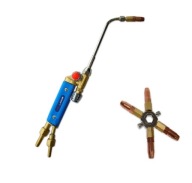 GÁZÉGŐ PISZTOLY KEMÉNYFORRASZTÁSHOZ OXIGÉN PROPÁN 5 FÚVÓKA