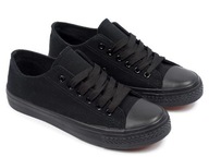 ČIERNE TENISKY ALL BLACK VEĽ.36