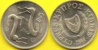 Cypr 2 Cents 2004 r.