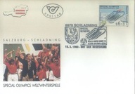 Koperta FDC Austria Olimpiada Specjalna i Arni1993