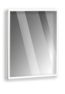 LED zrkadlo 50x70 v hliníkovom RÁME na make-up