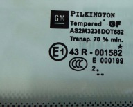 OPEL ASTRA J 4 KOMBI window window right rear part 2012