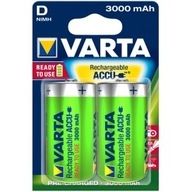 2 x batéria VARTA HR20 R20 D 3000 mAh batéria