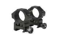 Montaż lunety podwójny optyki Latarki Laser na RIS Picatinny 25mm AK M4 AR