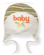 Yo! Bavlnená čiapka Baby na jar 36-38 cm