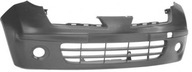 Бампер передній nissan micra k12 2005-2010 чорний
