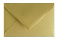 Ozdobné obálky C7 (8x12) Zlaté SIRIO AURUM 5ks