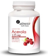 ACEROLA 125mg Naturalna Vitamina C 120tab Aliness