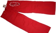 RESERVD *- Červené nohavice 110-116 cm - 5 -6 rokov