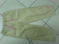 Spodnie dziewczęce sztruks z kotkiem, rozm.122