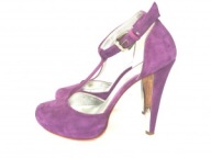 KATE KUBA PURPLE SKÓRA WYSOKIE PLATFORMY ROZ 36