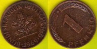 RFN - 1 Pfennig 1969 r. D