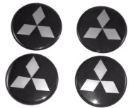 MITSUBISHI 70mm EMBLEMATY NAKLEJKI, KOŁPAKI FELGI