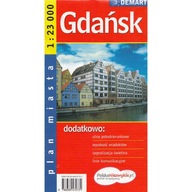 GDAŃSK PLAN MIASTA 1:23000 DEMART